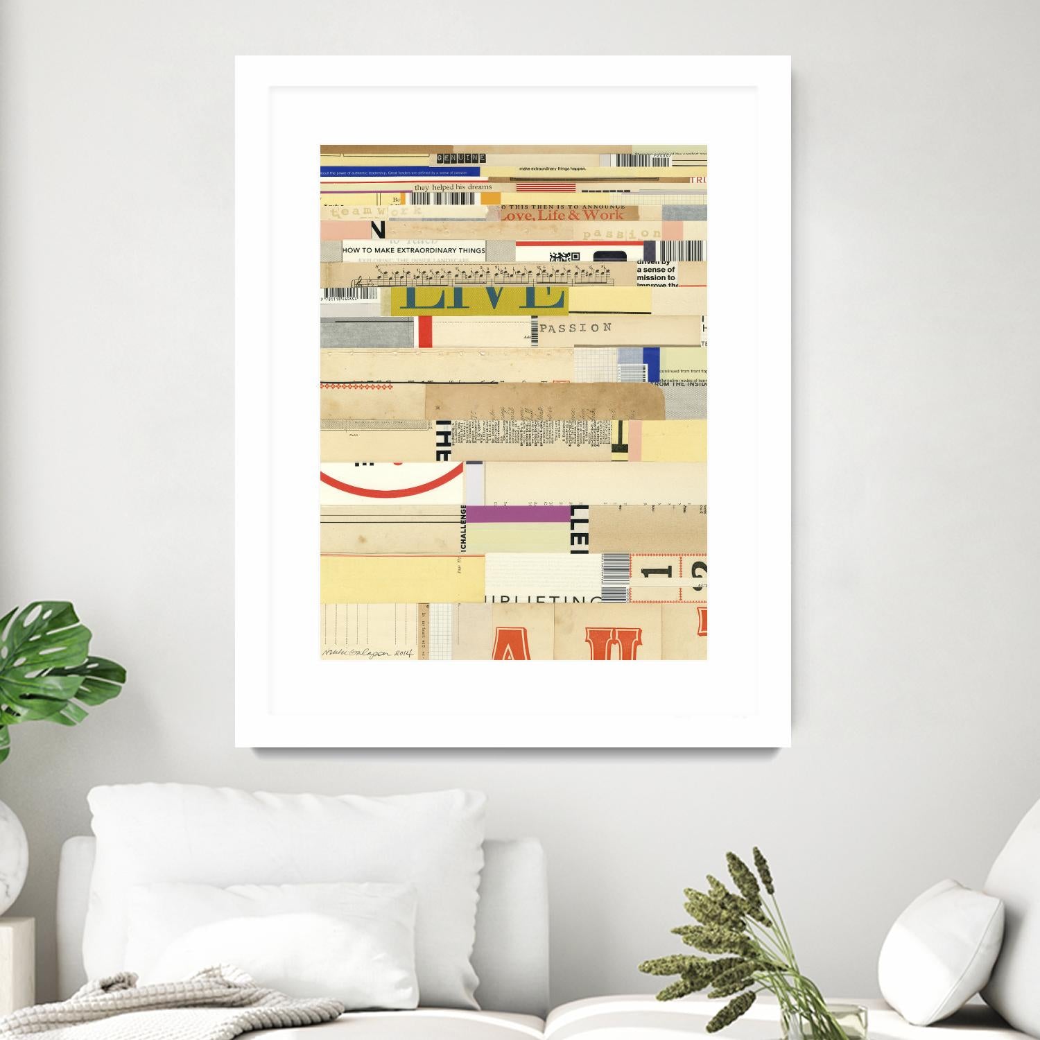 True II by Nikki Galapon on GIANT ART - yellow abstract