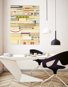 True II by Nikki Galapon on GIANT ART - yellow abstract