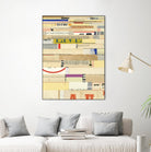 True II by Nikki Galapon on GIANT ART - yellow abstract