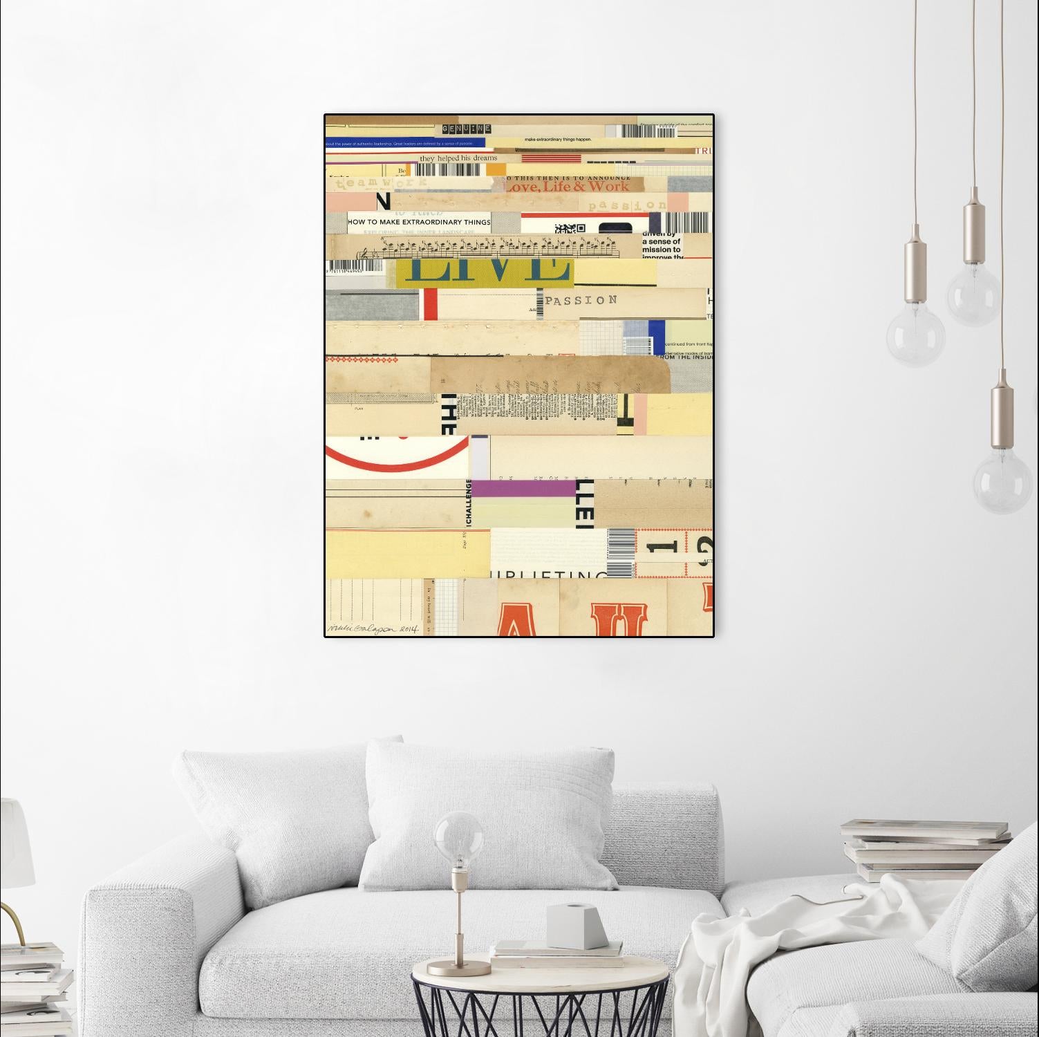 True II by Nikki Galapon on GIANT ART - yellow abstract