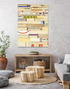 True II by Nikki Galapon on GIANT ART - yellow abstract