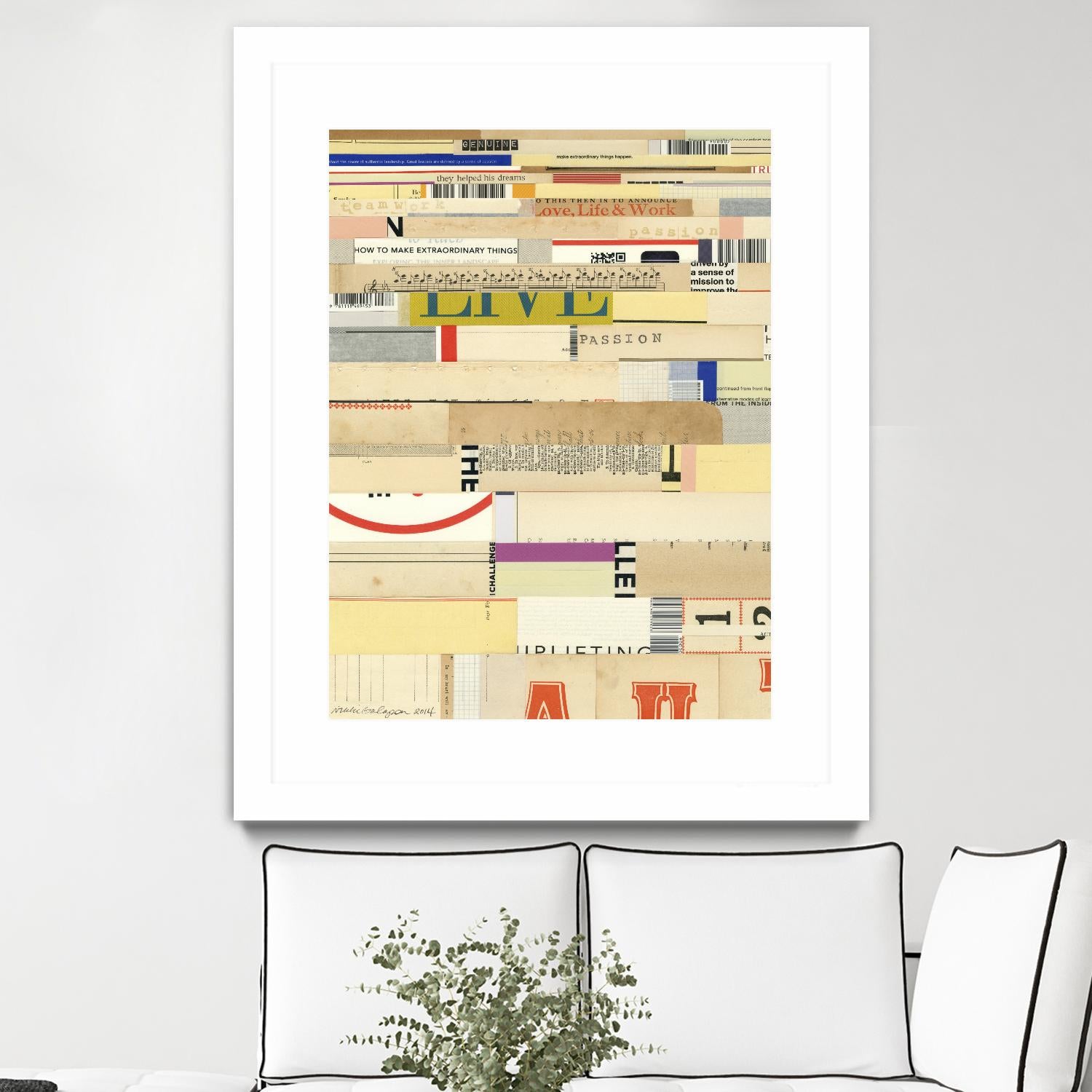 True II by Nikki Galapon on GIANT ART - yellow abstract