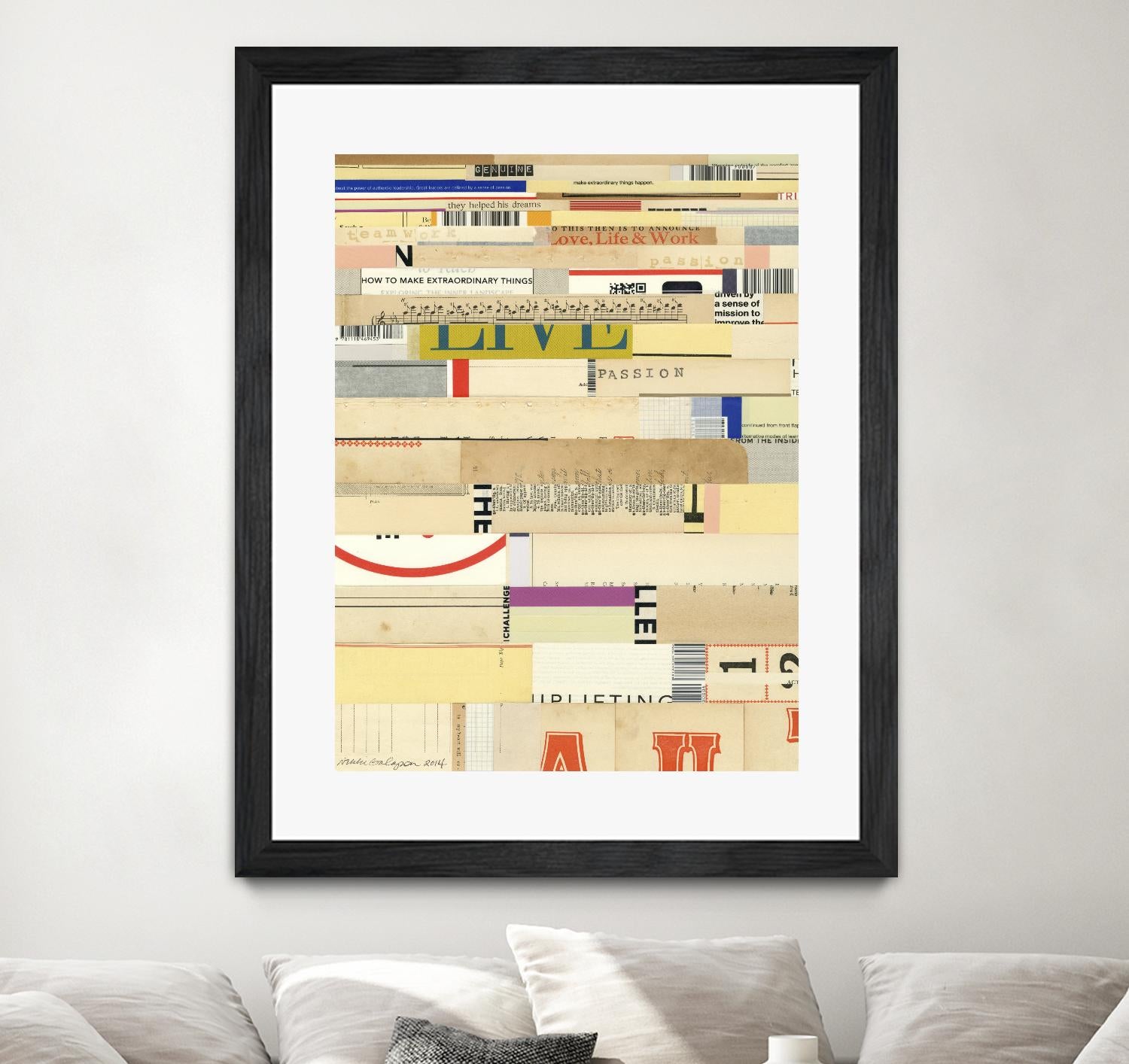 True II by Nikki Galapon on GIANT ART - yellow abstract