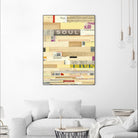 True III by Nikki Galapon on GIANT ART - yellow abstract