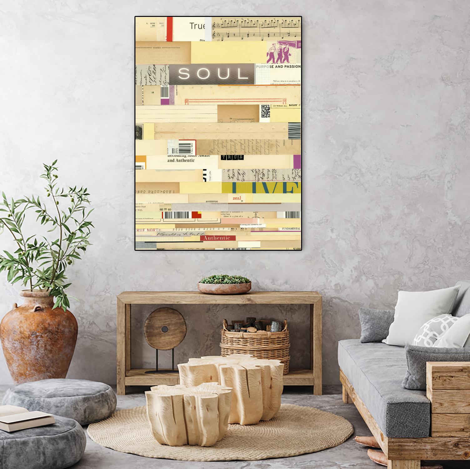 True III by Nikki Galapon on GIANT ART - yellow abstract