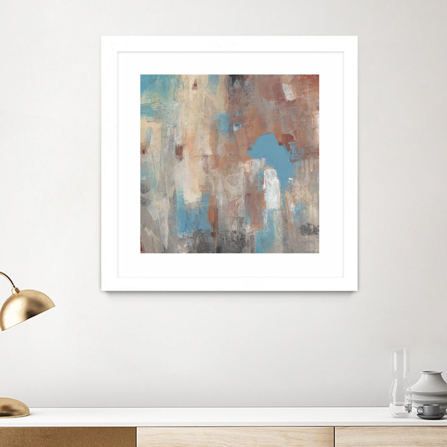 Out of Focus II by Tim OToole on GIANT ART - brown abstract