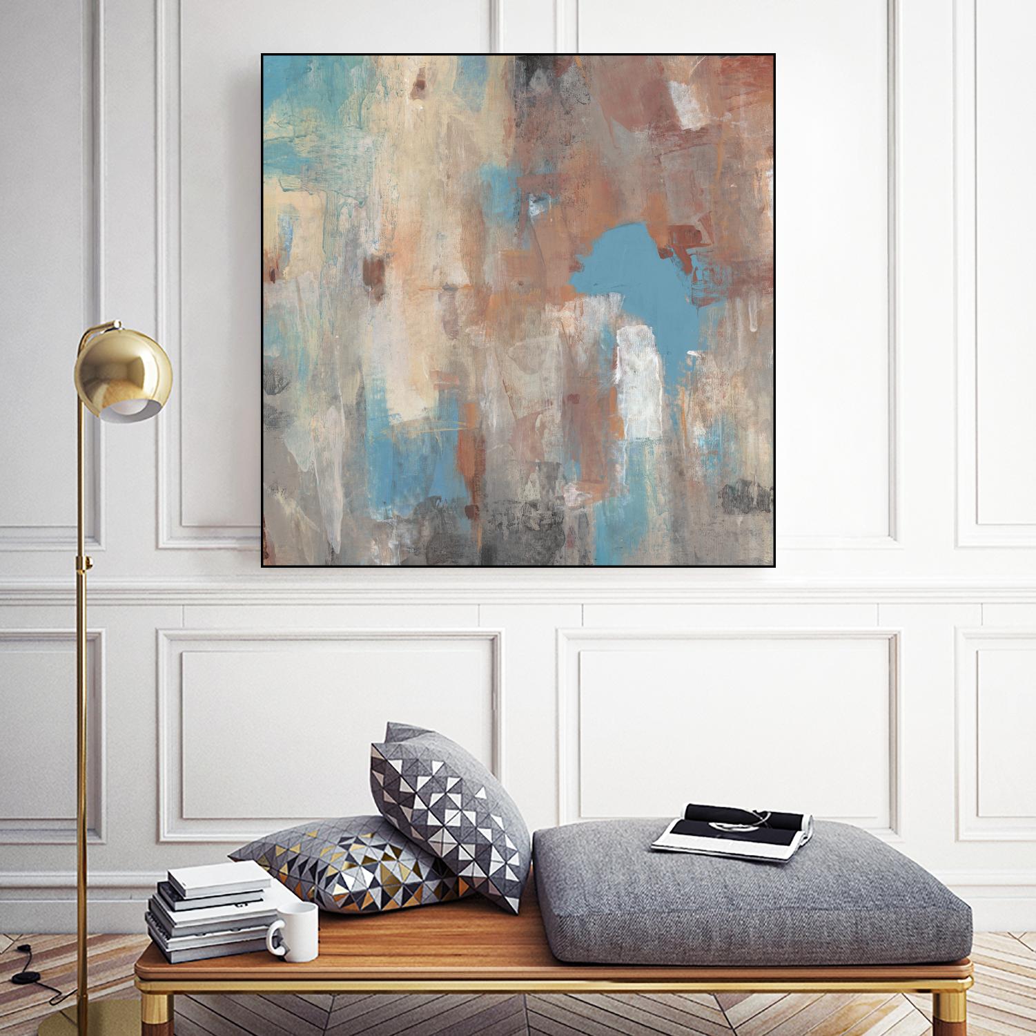 Out of Focus II by Tim OToole on GIANT ART - brown abstract