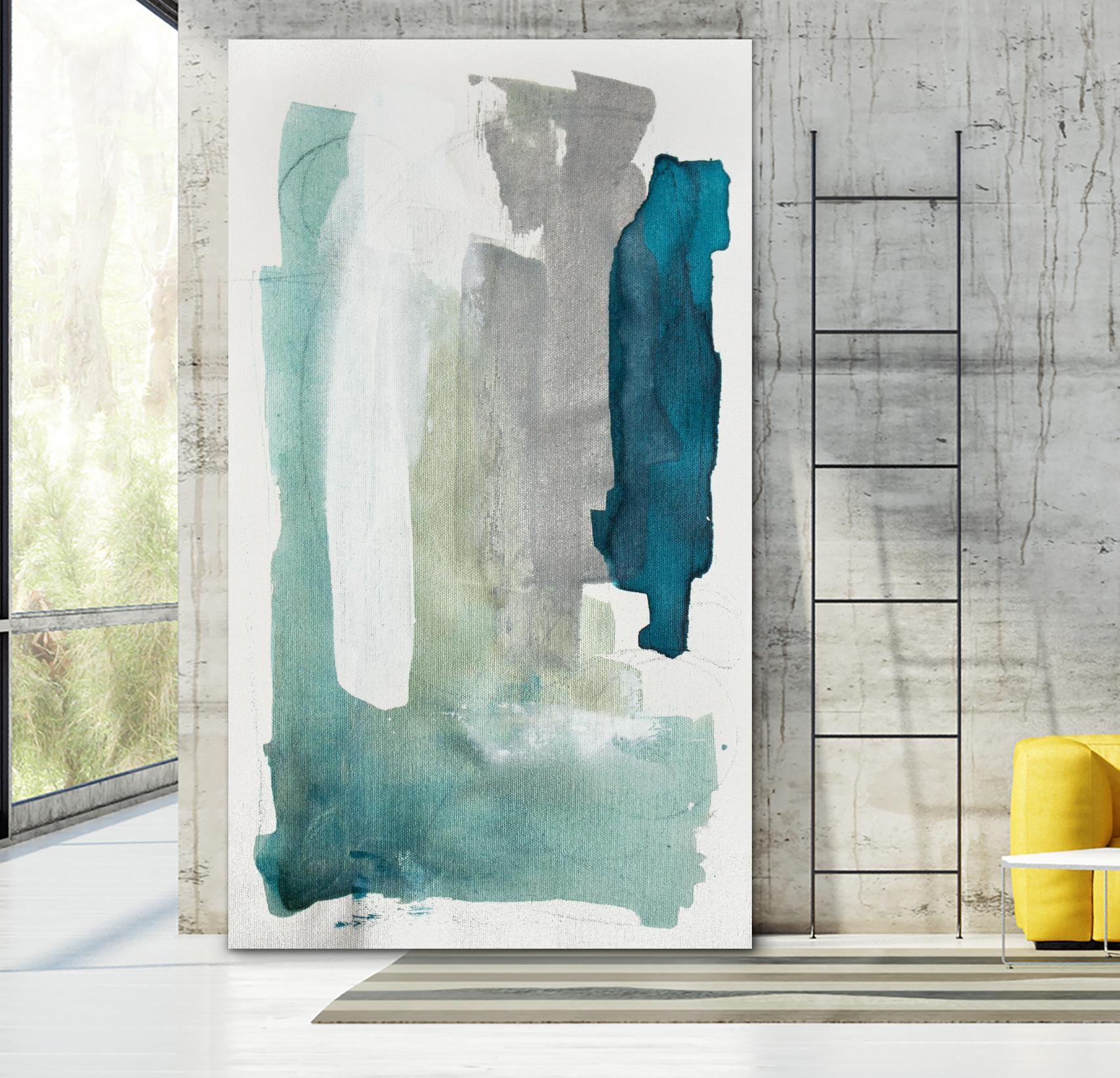 Seaglass III by Julia Contacessi on GIANT ART - blue abstract