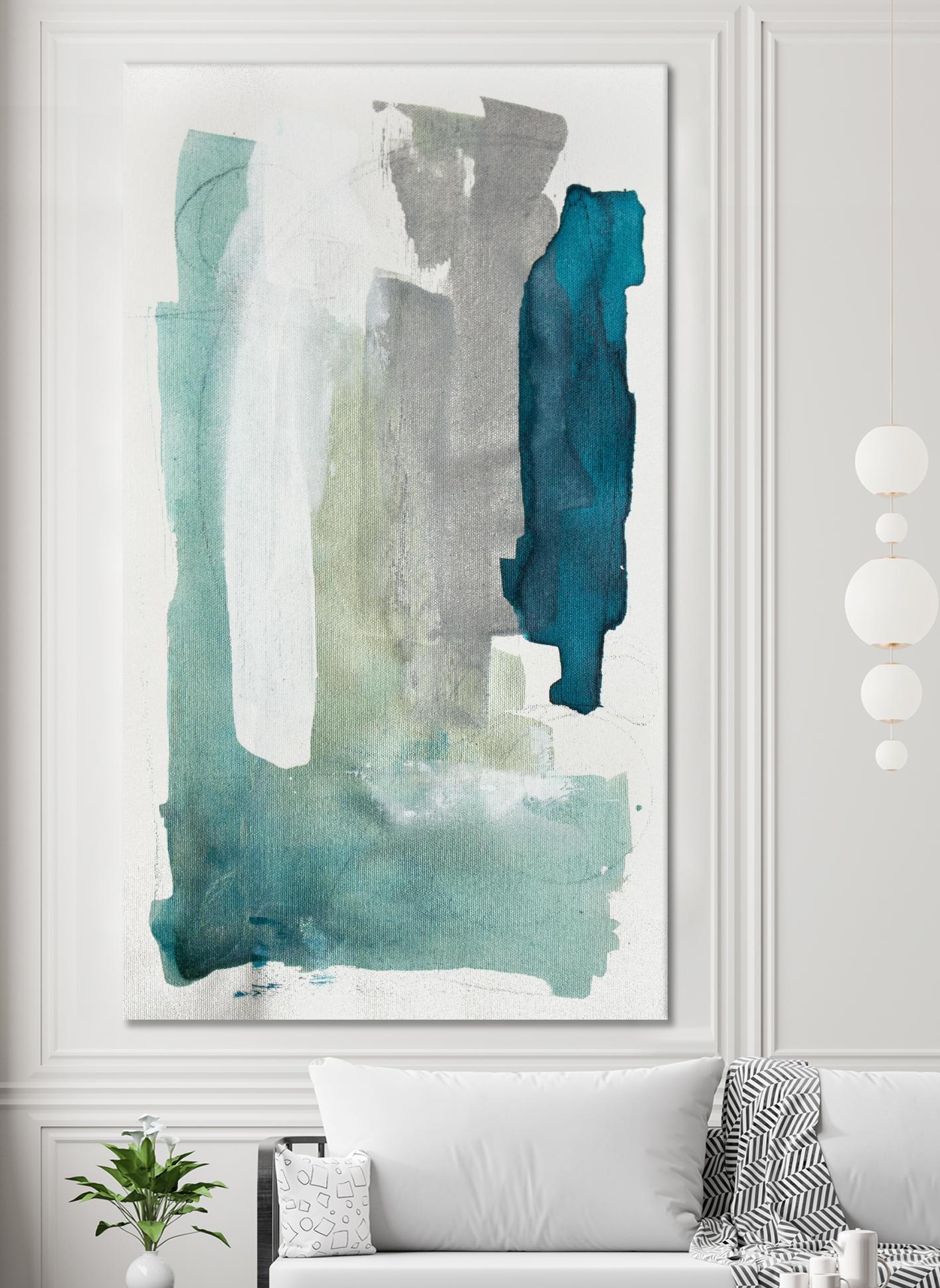 Seaglass III by Julia Contacessi on GIANT ART - blue abstract