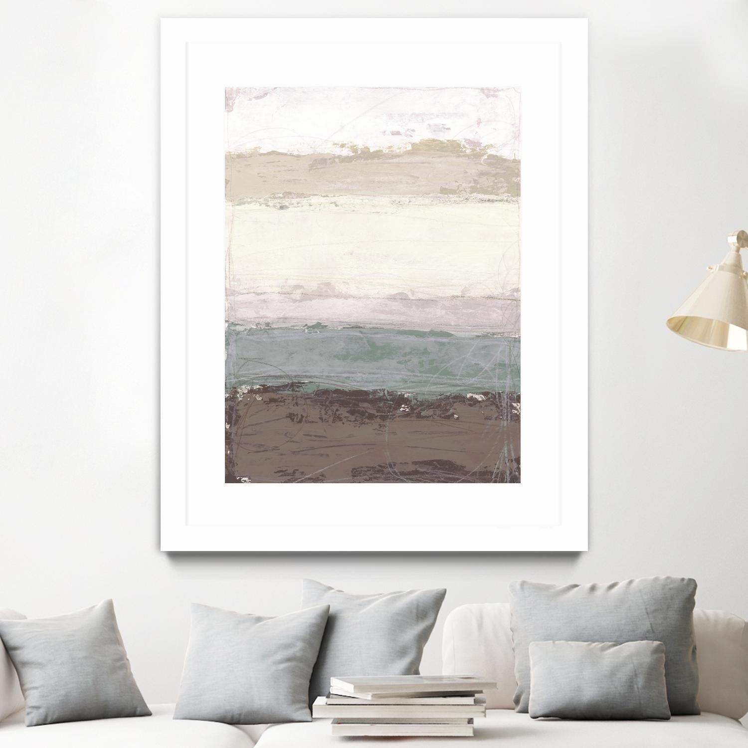 Strata Horizon I by June Erica Vess on GIANT ART - brown abstract