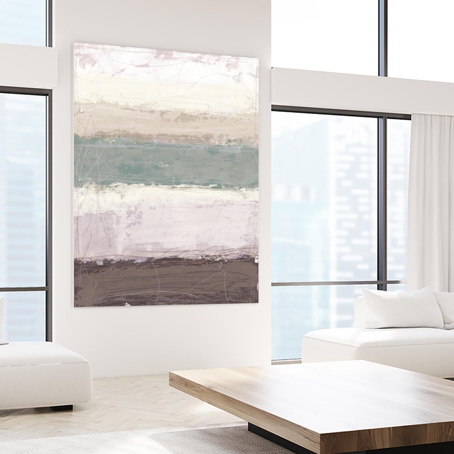 Strata Horizon II by June Erica Vess on GIANT ART - brown abstract