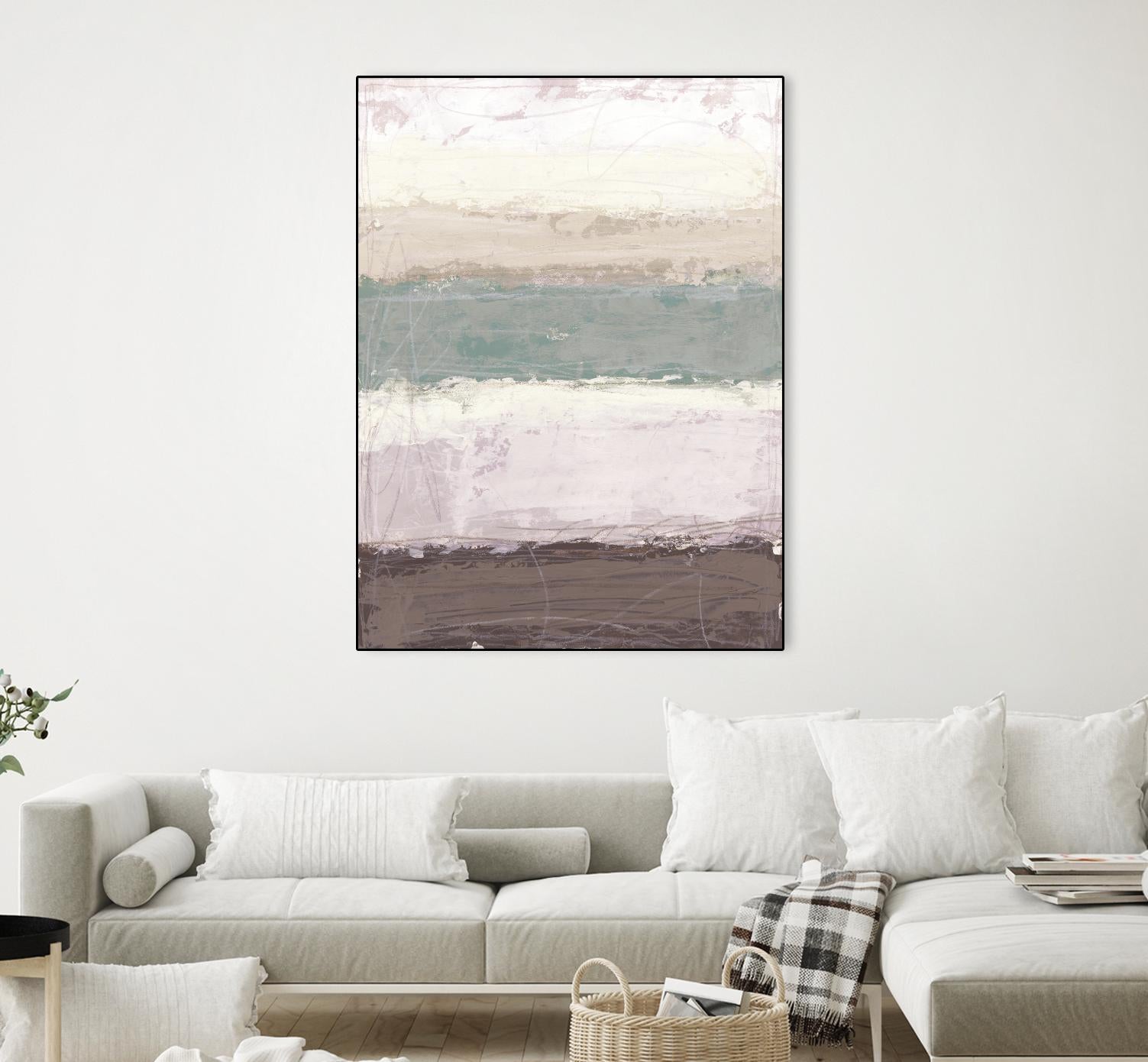 Strata Horizon II by June Erica Vess on GIANT ART - brown abstract