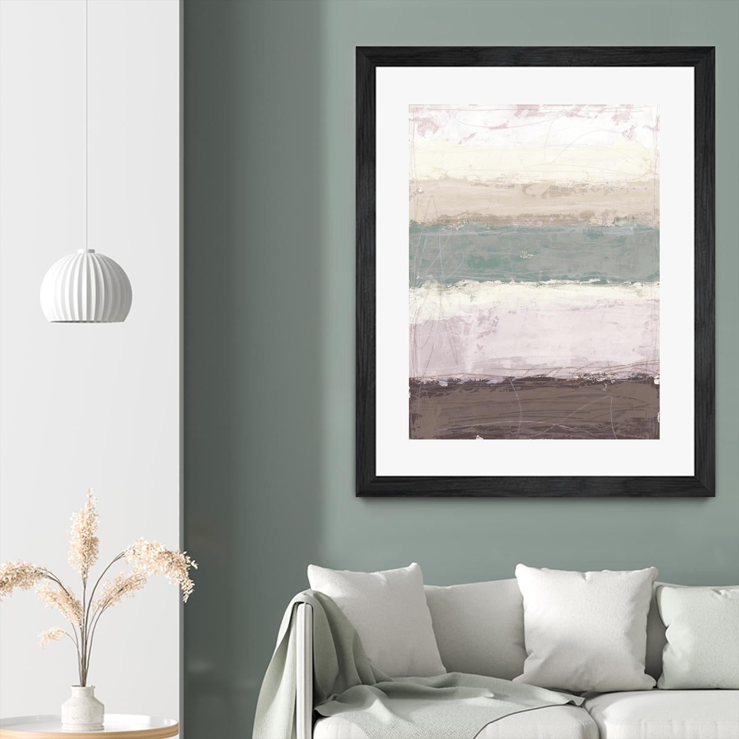 Strata Horizon II by June Erica Vess on GIANT ART - brown abstract