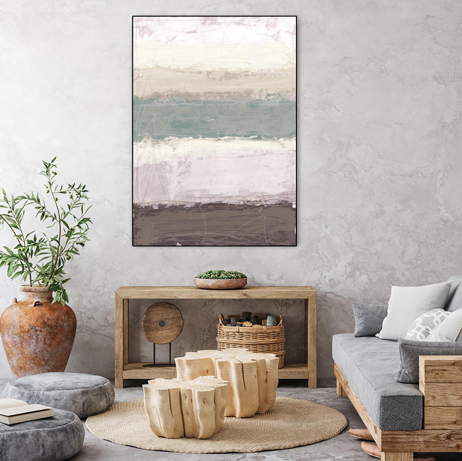 Strata Horizon II by June Erica Vess on GIANT ART - brown abstract