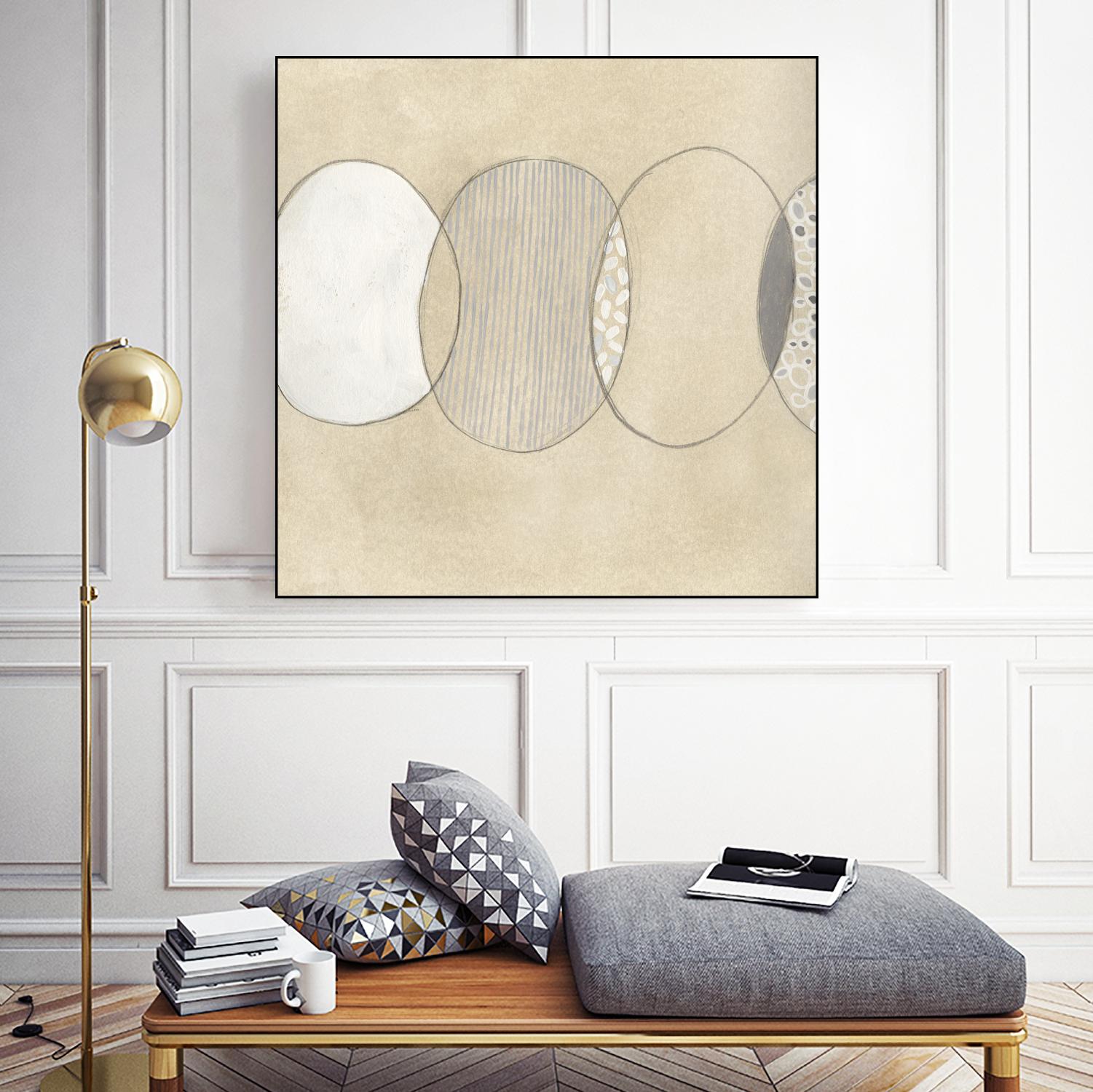 Cellular Division I by June Erica Vess on GIANT ART - brown abstract