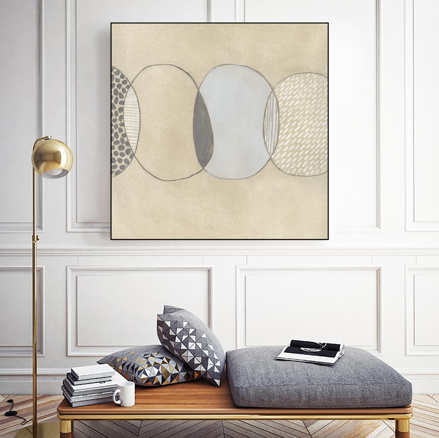 Cellular Division II by June Erica Vess on GIANT ART - brown abstract