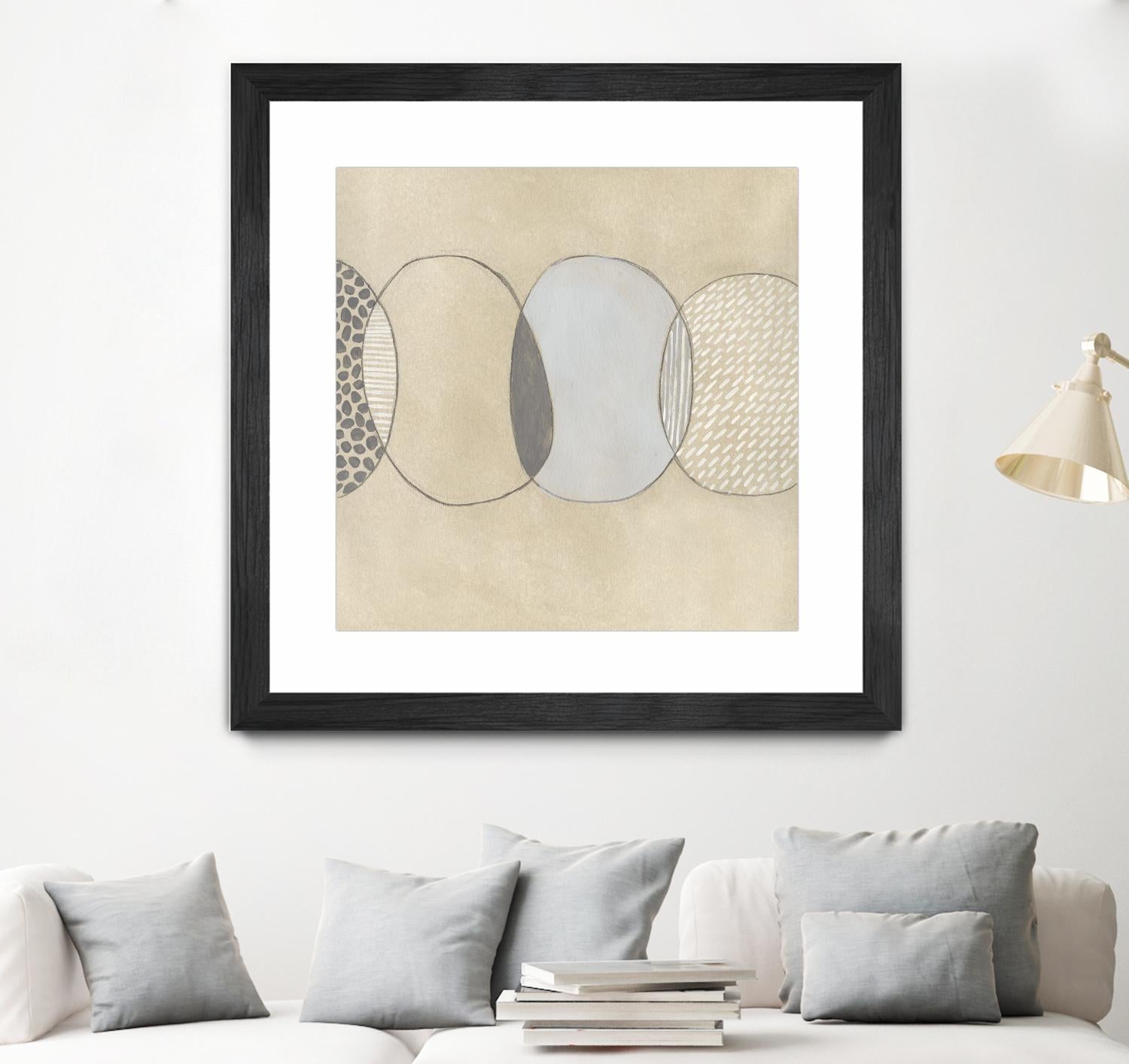 Cellular Division II by June Erica Vess on GIANT ART - brown abstract