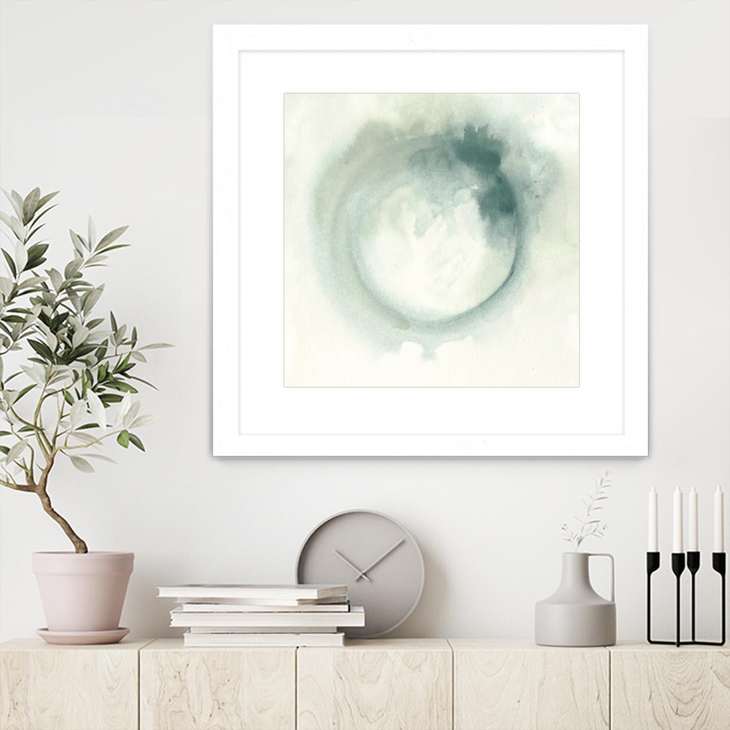 Nimbus I by June Erica Vess on GIANT ART - green abstract