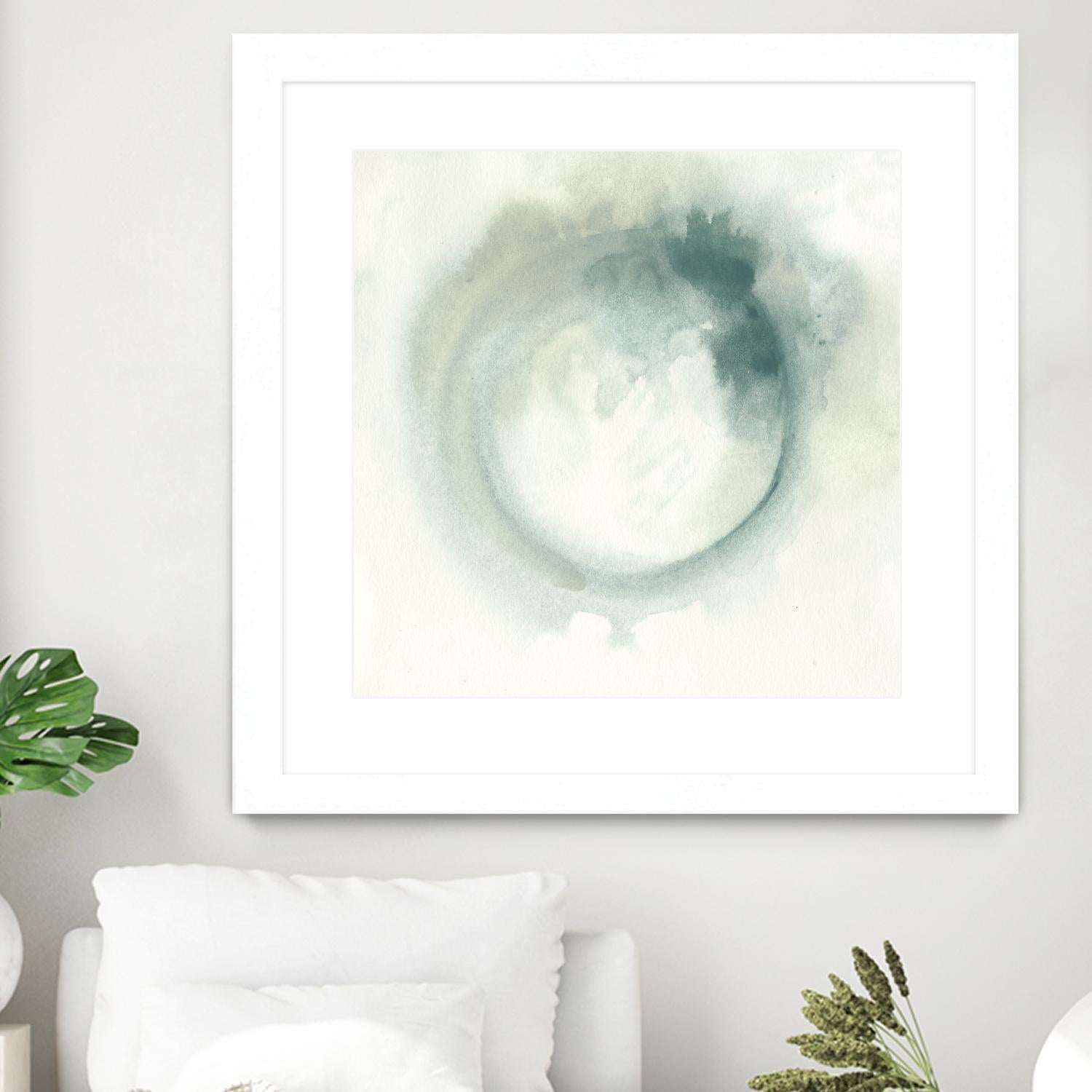 Nimbus I by June Erica Vess on GIANT ART - green abstract