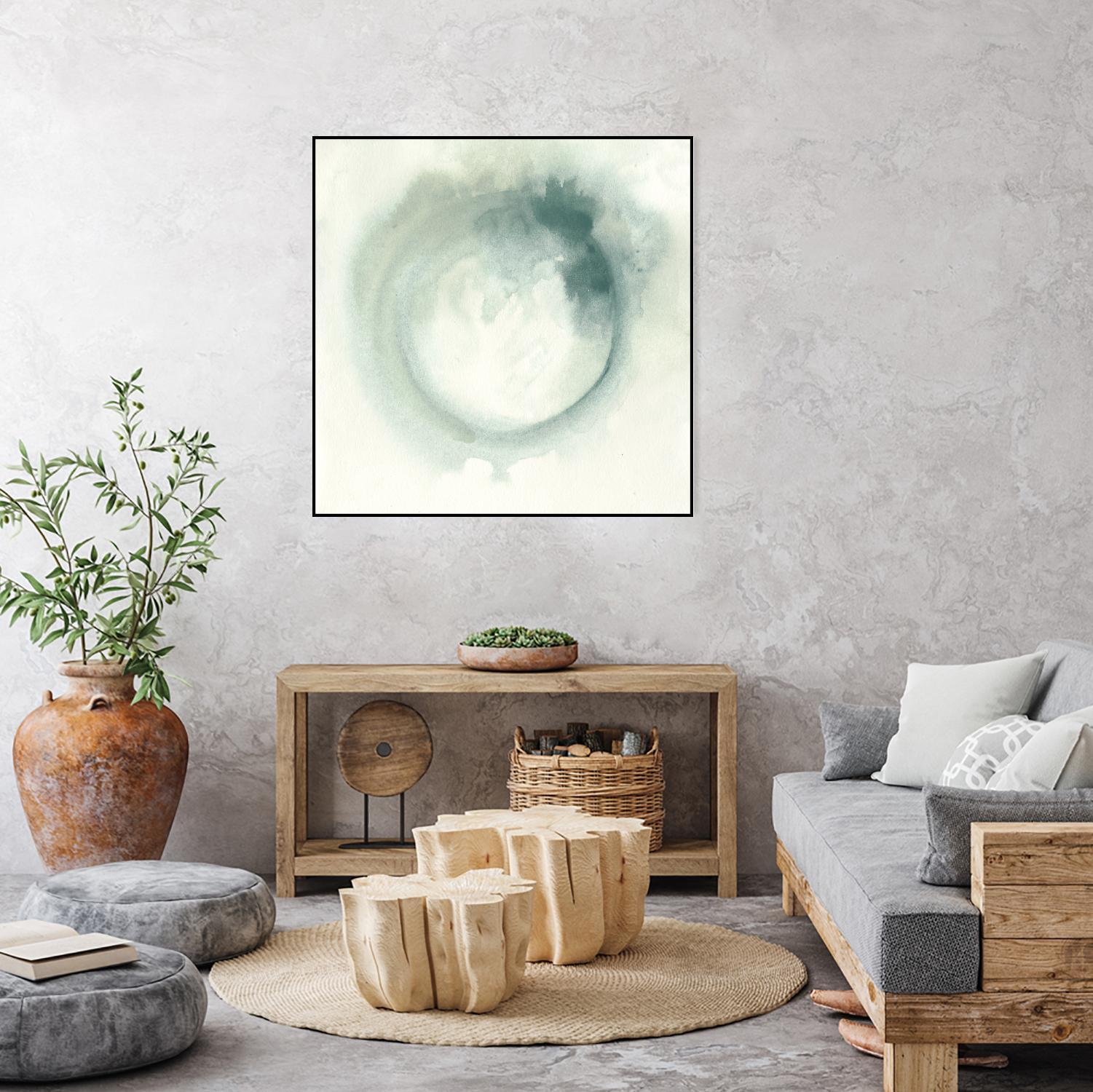Nimbus I by June Erica Vess on GIANT ART - green abstract