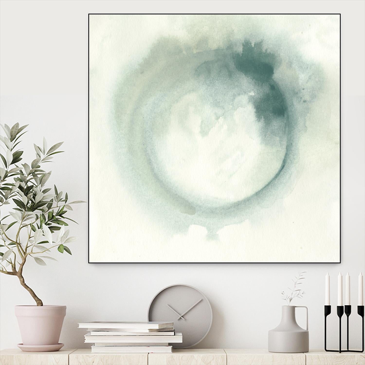 Nimbus I by June Erica Vess on GIANT ART - green abstract