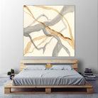 Rivulets II by Ren�e W. Stramel on GIANT ART - brown abstract