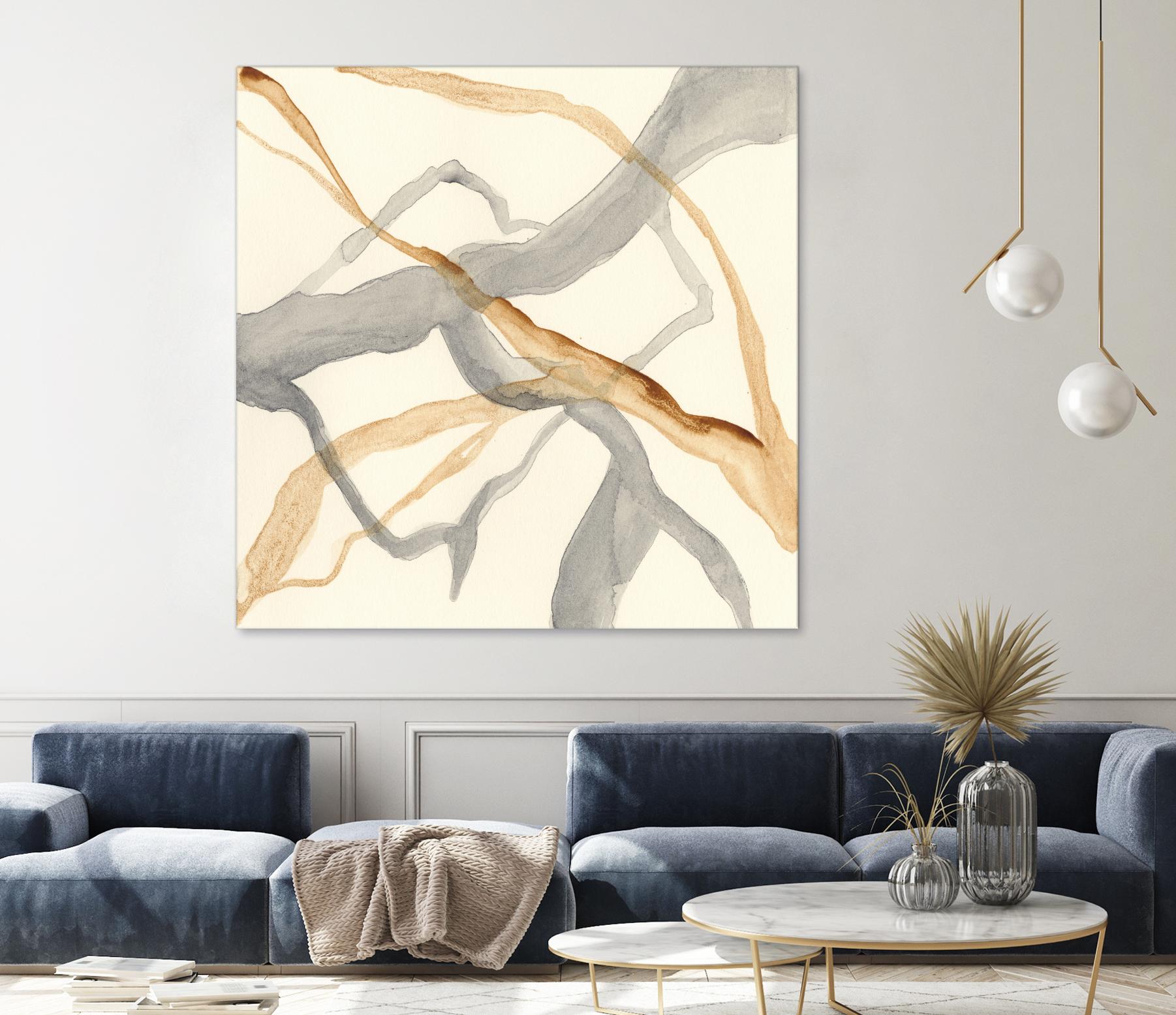 Rivulets II by Ren�e W. Stramel on GIANT ART - brown abstract