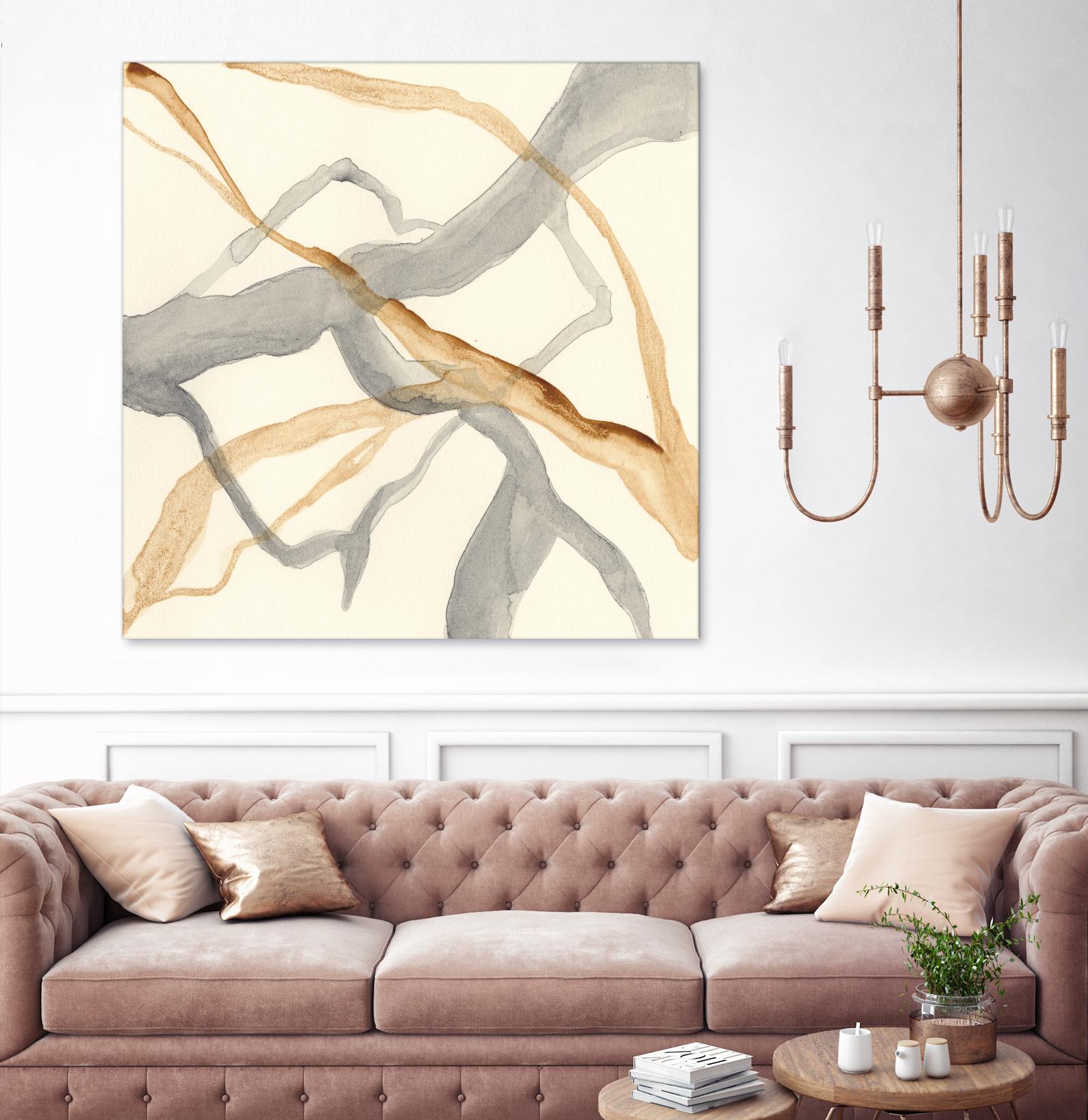 Rivulets II by Ren�e W. Stramel on GIANT ART - brown abstract