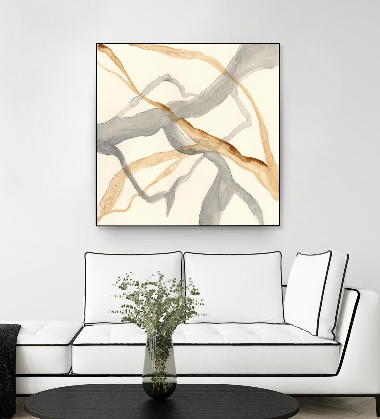 Rivulets II by Ren�e W. Stramel on GIANT ART - brown abstract