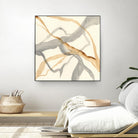 Rivulets II by Ren�e W. Stramel on GIANT ART - brown abstract