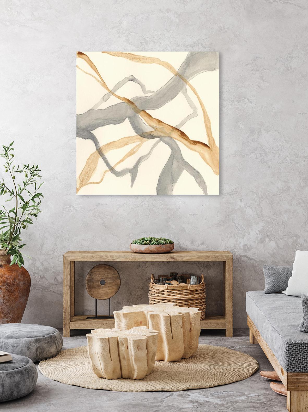 Rivulets II by Ren�e W. Stramel on GIANT ART - brown abstract