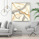 Rivulets II by Ren�e W. Stramel on GIANT ART - brown abstract