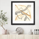 Rivulets II by Ren�e W. Stramel on GIANT ART - brown abstract