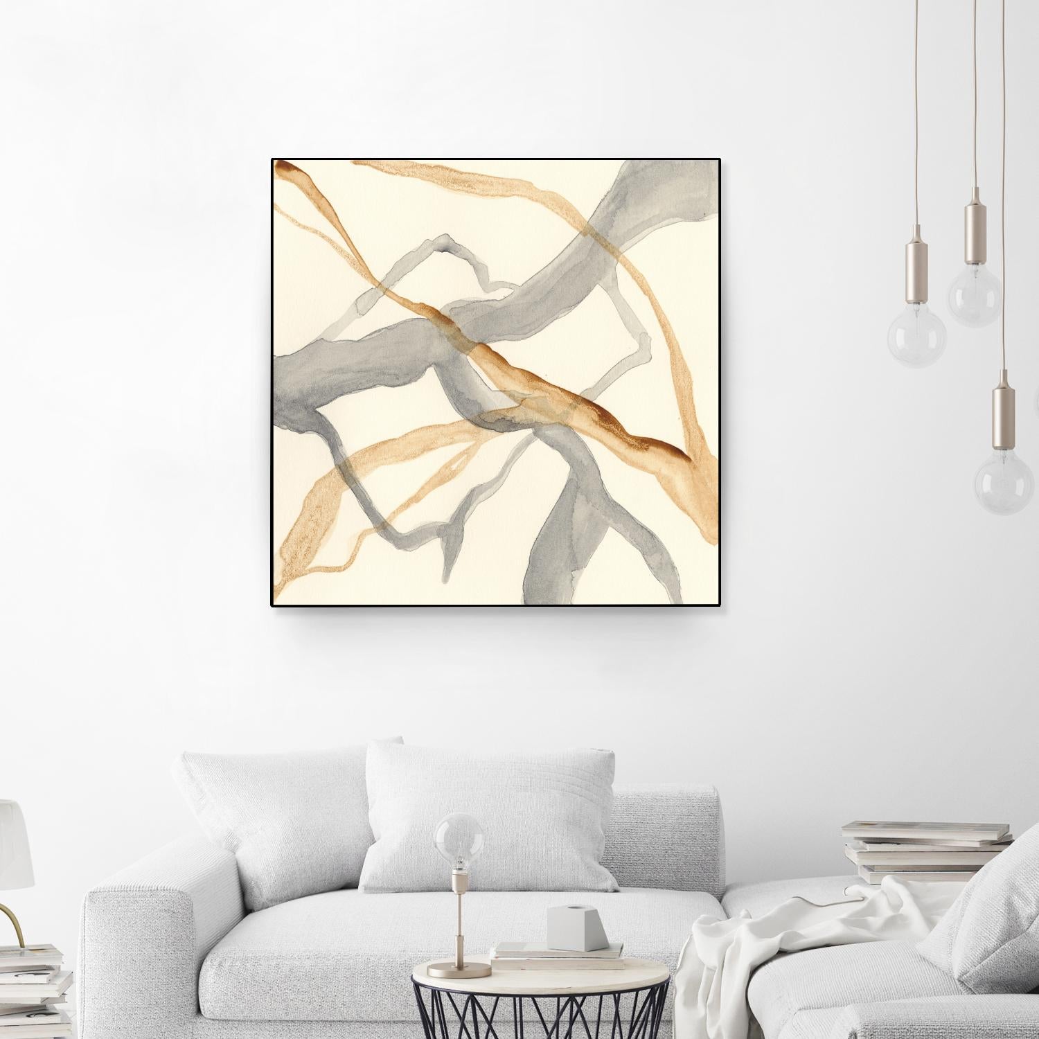 Rivulets II by Ren�e W. Stramel on GIANT ART - brown abstract