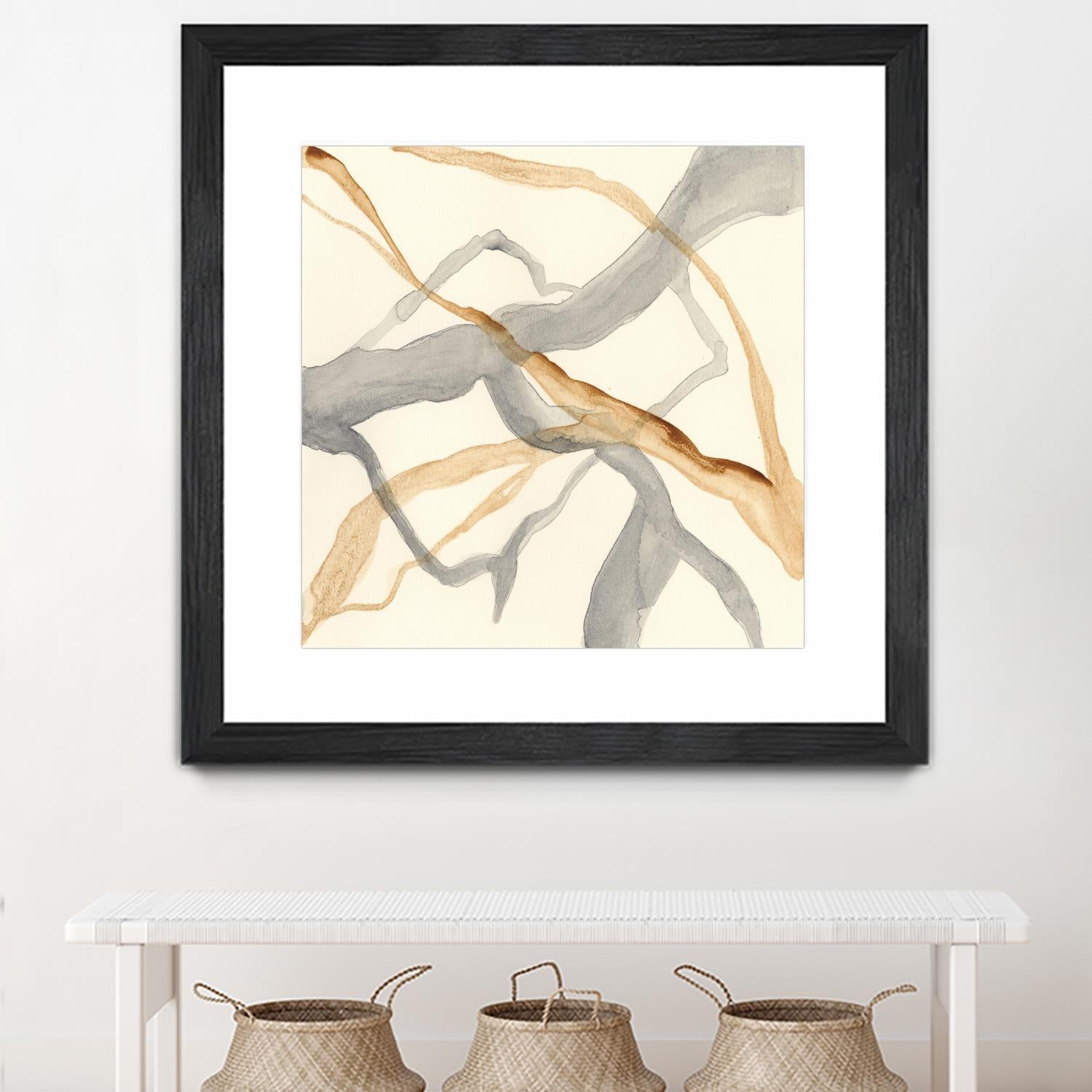 Rivulets II by Ren�e W. Stramel on GIANT ART - brown abstract