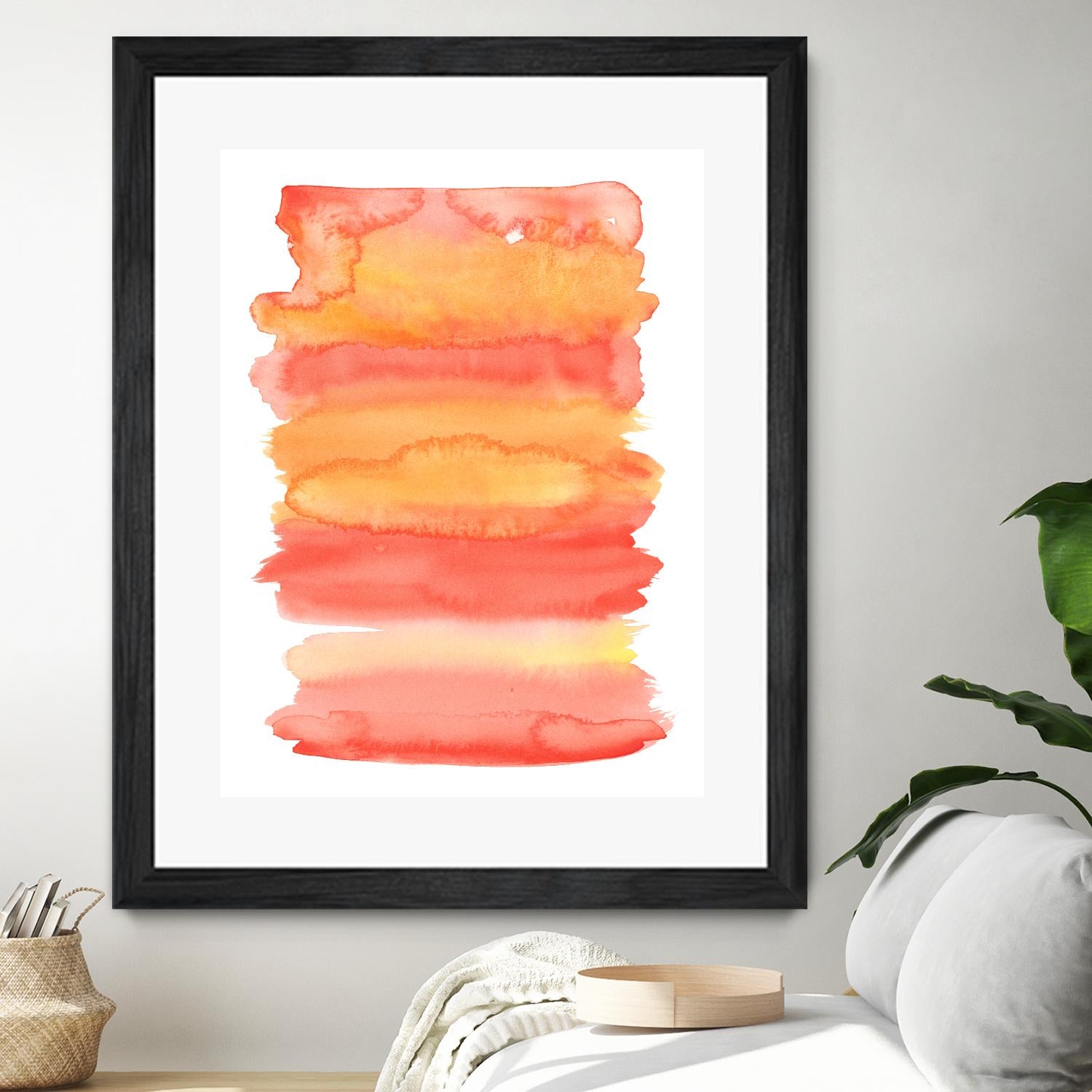 Tangerine II by Naomi McCavitt on GIANT ART - orange abstract