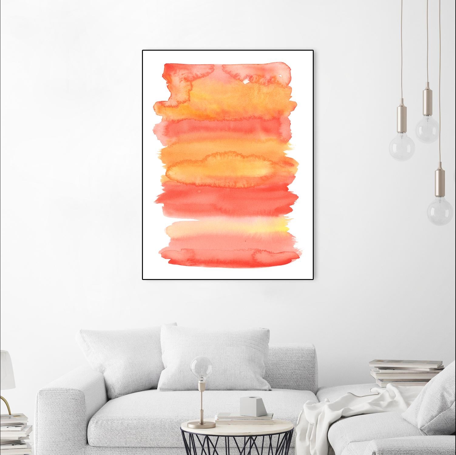 Tangerine II by Naomi McCavitt on GIANT ART - orange abstract