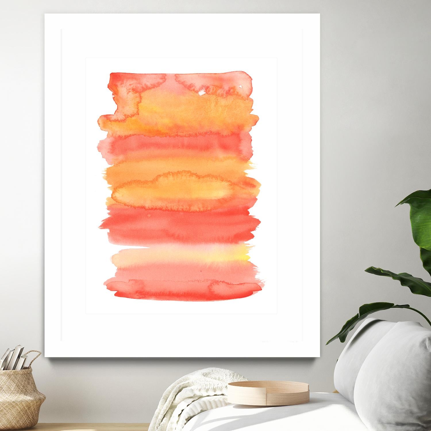 Tangerine II by Naomi McCavitt on GIANT ART - orange abstract