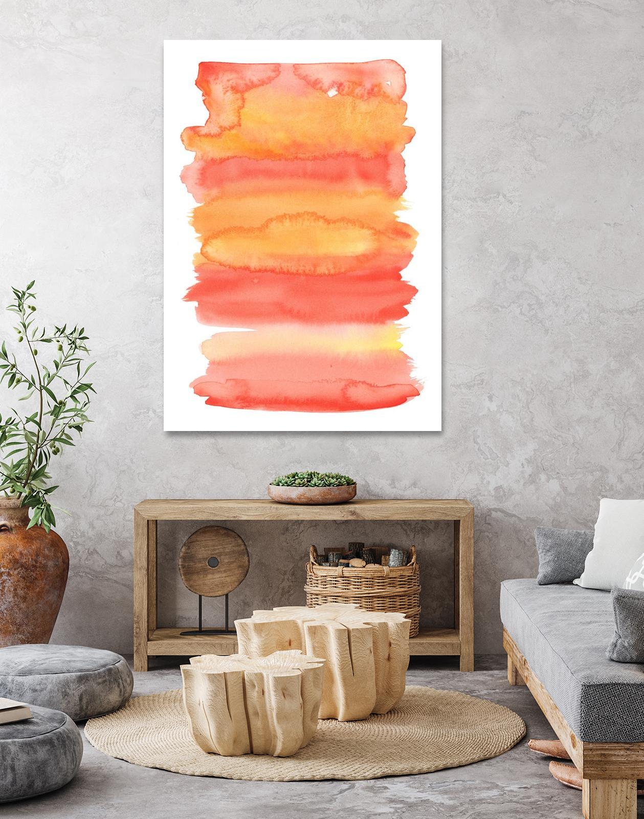 Tangerine II by Naomi McCavitt on GIANT ART - orange abstract