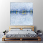 Across the Way I by Ren�e W. Stramel on GIANT ART - blue abstract