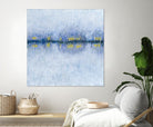 Across the Way I by Ren�e W. Stramel on GIANT ART - blue abstract
