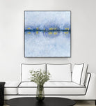 Across the Way I by Ren�e W. Stramel on GIANT ART - blue abstract