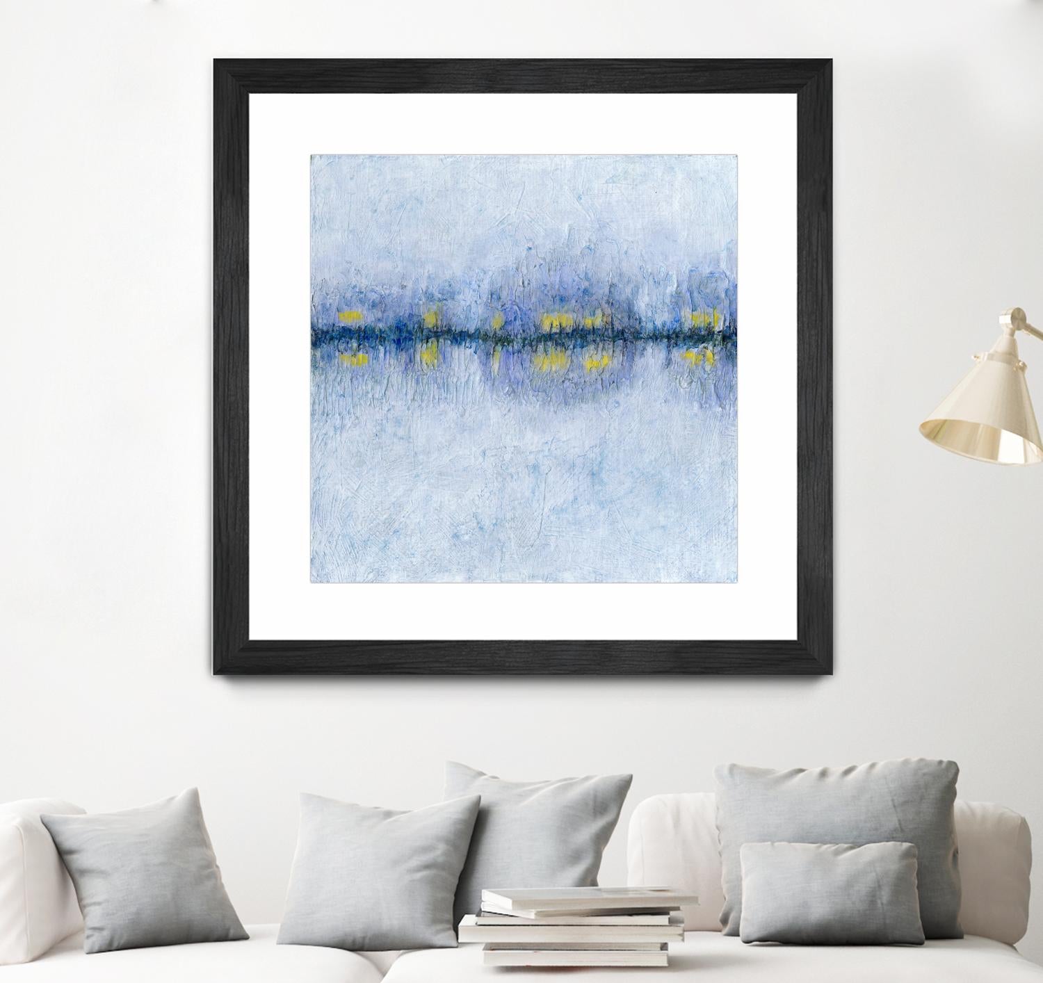 Across the Way I by Ren�e W. Stramel on GIANT ART - blue abstract