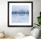 Across the Way I by Ren�e W. Stramel on GIANT ART - blue abstract