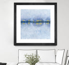 Across the Way I by Ren�e W. Stramel on GIANT ART - blue abstract