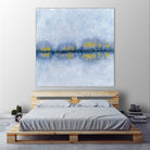 Across the Way II by Ren�e W. Stramel on GIANT ART - blue abstract