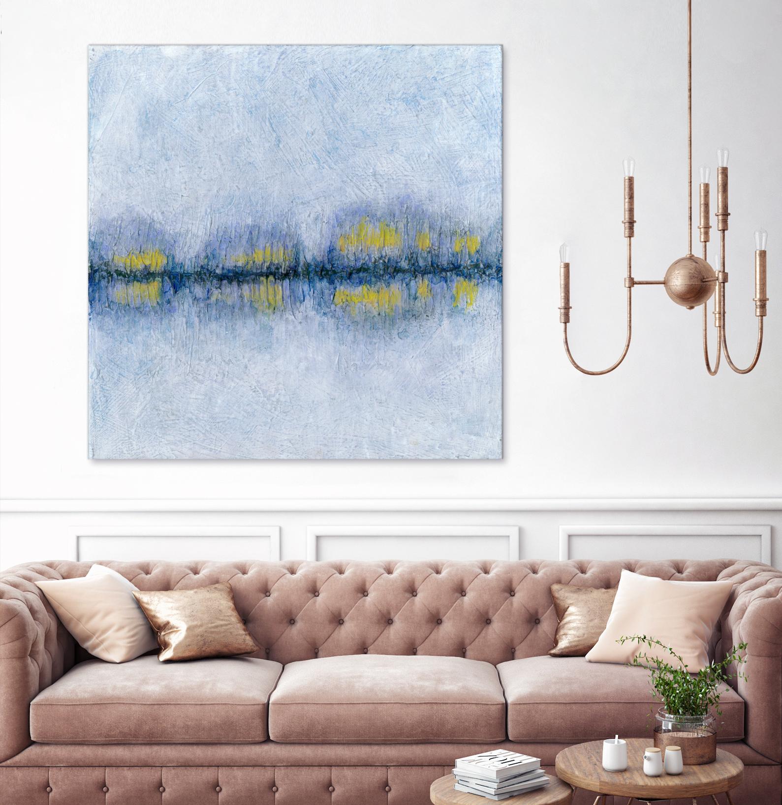 Across the Way II by Ren�e W. Stramel on GIANT ART - blue abstract