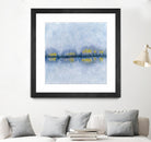 Across the Way II by Ren�e W. Stramel on GIANT ART - blue abstract