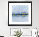 Across the Way II by Ren�e W. Stramel on GIANT ART - blue abstract