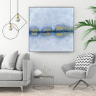 Across the Way II by Ren�e W. Stramel on GIANT ART - blue abstract